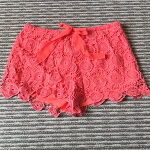 Lace shorts